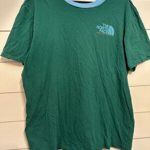 The North Face Men's Teal Short Sleeve Tee